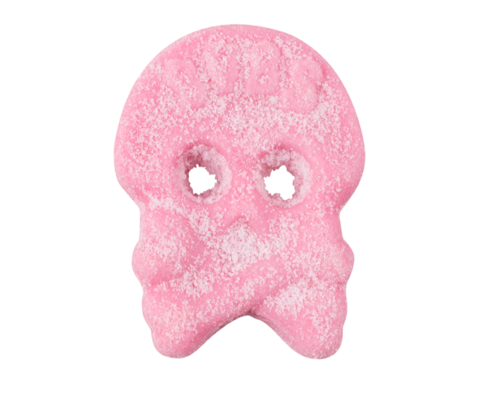 Bubs Crânes Framboise Acidulés (100g) - Bonbons Suèdois