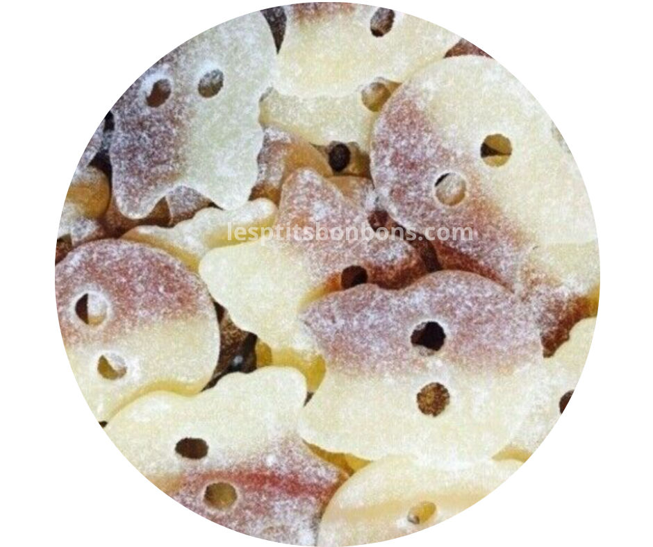 Bubs Crânes Cola Acidulés (100g) - Bonbons Suèdois