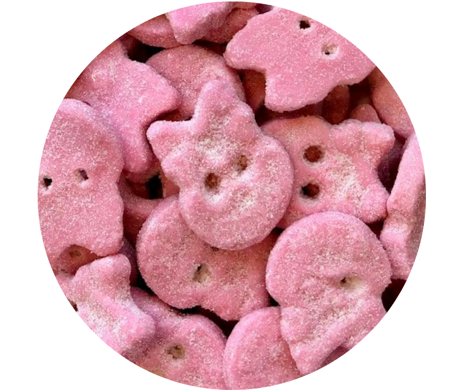 Bubs Crânes Framboise Acidulés (100g) - Bonbons Suèdois